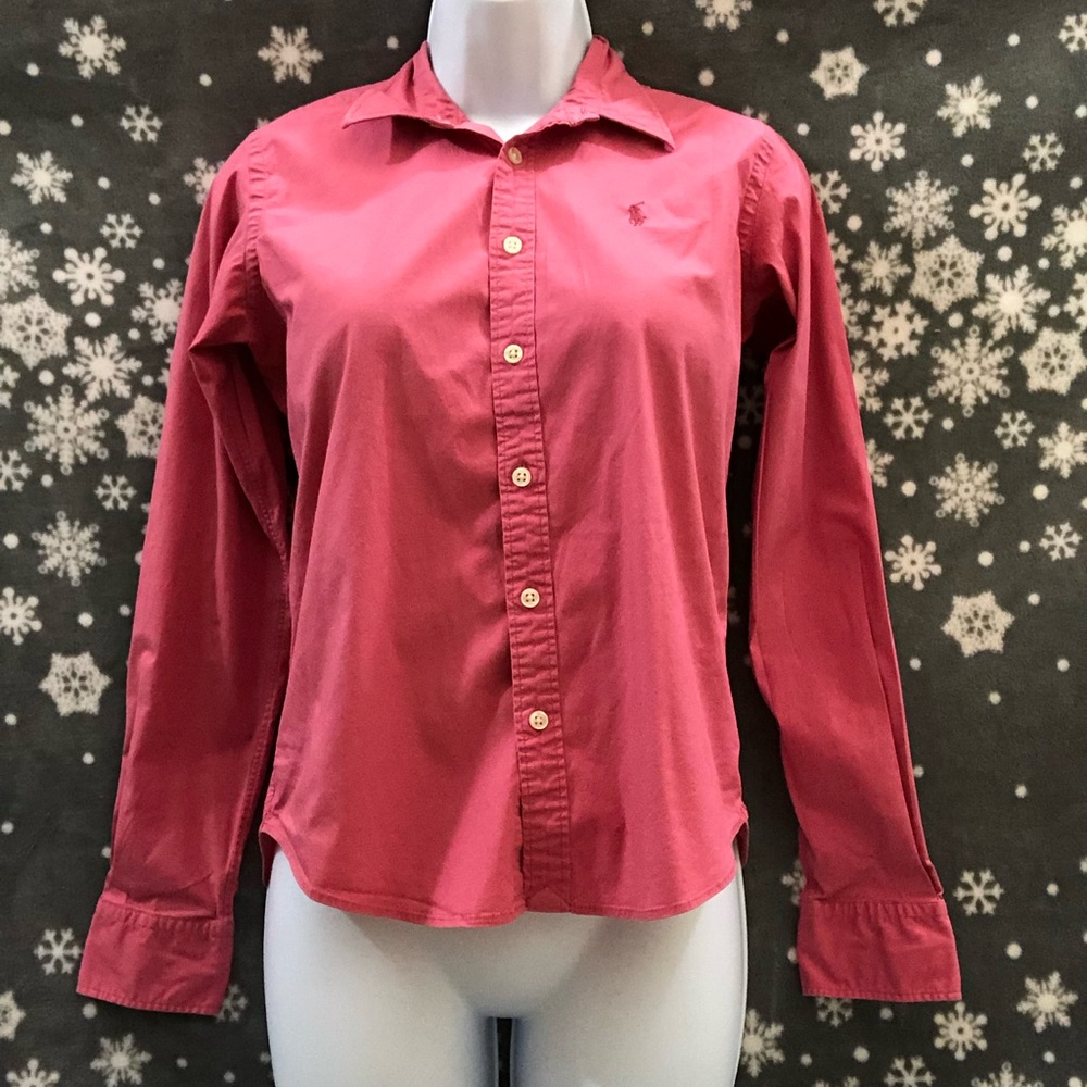Slim Fit Button Down Long Sleeve Shirt